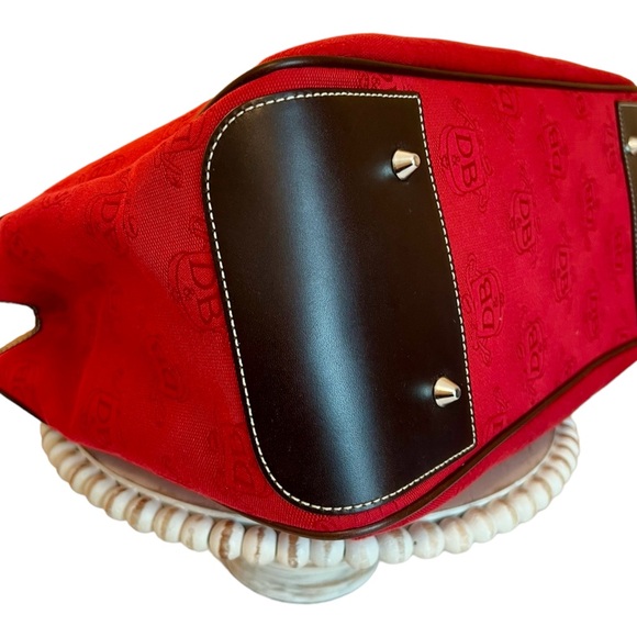 ‼️SOLD‼️ Dooney & Bourke Red and Brown Double Handles Strap & Accessories - Picture 8 of 16